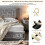Comfy Living (4ft6 Double, Silver) Colorado Bed Frame 5