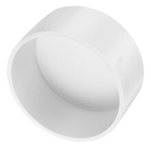 Wasserrohrkappe PVC Endkappe Anschlussstück Weiß