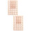 2 Stuks Rechthoekige Socket Board Display Stand Pegboard 7