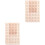 2 Stuks Rechthoekige Socket Board Display Stand Pegboard 3