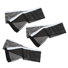 3 Stks Draagbaar Nylon Tafeltennis Net Zwart