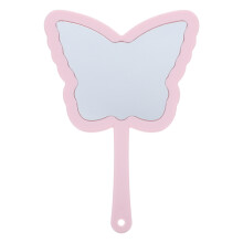 Handheld Vanity Mirror Rosa Spiegel Für