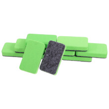 10-Pack Mini Whiteboard Fleece Voor School Kantoor Thuis