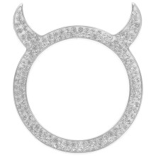 Push Stop Auto Ring 4,50x3,50x0,20 Cm Weiß