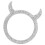 Push Stop Auto Ring 4,50x3,50x0,20 Cm Weiß 5