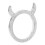 Push Stop Auto Ring 4,50x3,50x0,20 Cm Weiß 8