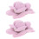 2 Schuhblumen 5,70x5,70x2,50 Cm Violett 1
