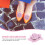 2 Schuhblumen 5,70x5,70x2,50 Cm Violett 8