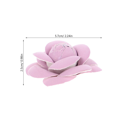 2 Schuhblumen 5,70x5,70x2,50 Cm Violett 2