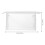 4Stück Kulturtasche Mäppchen Weiß PVC Handheld 3
