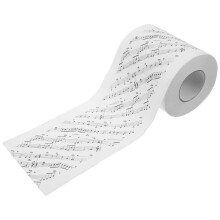 1 Rolle Toilettenpapier Dekorative Musiknoten Gedrucktes Taschentuch