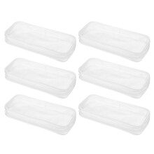 6St Pvc Federmäppchen Für Ätherisches Weiß Kosmetik Urlaub