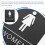 Badezimmer Schild Tür Miss Acryl Logo Aufkleber 8