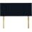 (Double Black) 4fh 6insh Plush Velvet Lined Headboard 1