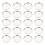 50er Pack Leere Runde Lidschatten Organizer Für Reisen Für 2
