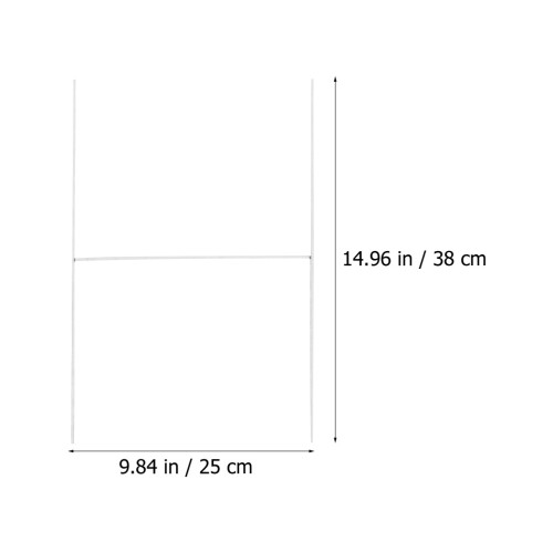 Yard Sign Stake Display Stand Verzinktem Material 6 1