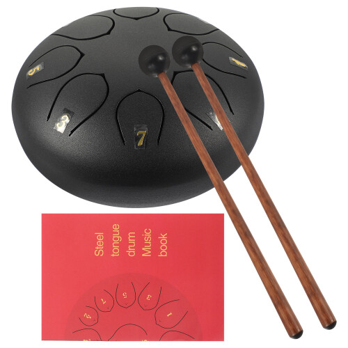 Drum 1 Set 6 Inch Ethereal Black Tong Drum