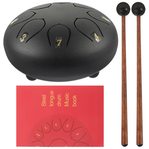 Drum 1 Set 6 Inch Ethereal Black Tong Drum 2