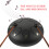 Drum 1 Set 6 Inch Ethereal Black Tong Drum 6