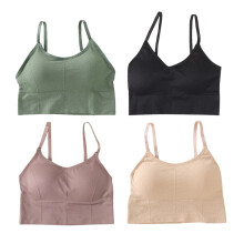 4 Fitnesskleding Vrouwen Ondergoed Beige Ademend