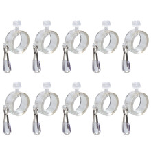 Flaggenmast Ringclips Flaggenhalterungen Transparent 8