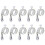 Flaggenmast Ringclips Flaggenhalterungen Transparent 8 1