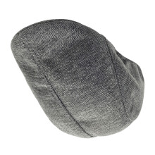 Flachs Gepäckmütze Mützen Flachs Baskenmütze Hut Newsboy Mütze Grau