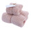 Raindrops Pink Dicke Handtuchset Für Kinder 3