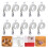 Flaggenmast Ringclips Flaggenhalterungen Transparent 8 6