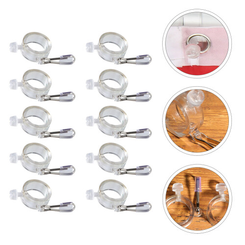 Flaggenmast Ringclips Flaggenhalterungen Transparent 8 2