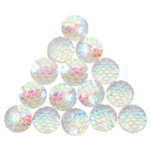 100 Stuks Iridescente Hars Cabochons Voor Doe-Het- Sieraden