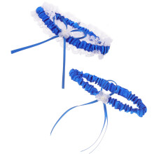 Garters Bruidsriem Uitrekbaar Kant Met Bloemendesign