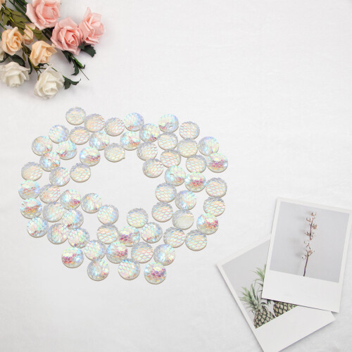 100 Stuks Iridescente Hars Cabochons Voor Doe-Het- Sieraden 2