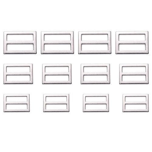 30Pcs Metal Buckles Silver Roller Pin Adjustable Strap Buckles