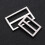 30Pcs Metal Buckles Silver Roller Pin Adjustable Strap Buckles 4