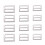 30Pcs Metal Buckles Silver Roller Pin Adjustable Strap Buckles 7