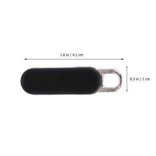 Zipper Slider Halter Geformte Schwarz 20 Satz 1