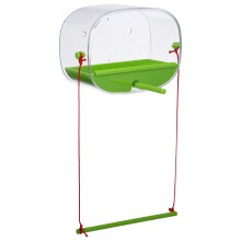 Vogelfutterhaus Für Fensteransicht Set 6,4x4,8x3,1 Zoll