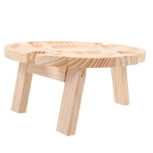 Serviertisch Beige Holz 1 Satz 29,95 X 29,95 X 15,98 Cm