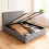 Comfy Living (4ft6 Double, Grey) Colorado Bed Frame with Kerri Mattress 7