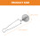 10Pcs Stainless Steel Tea Strainers Mesh Infusers for Loose Tea Silver 7