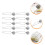 10Pcs Stainless Steel Tea Strainers Mesh Infusers for Loose Tea Silver 4