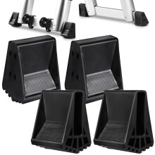 4 Leiterfüße 9,4x6,7x6,2 Cm Schwarz