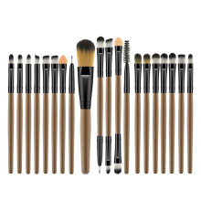 20Teile Make-up- -Set Mit Holzgriff Und Nylonborsten