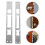 Gate Latches 2 10,2x1,4x0,2 Zoll 10