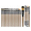 20Teile Make-up- -Set Mit Holzgriff Und Nylonborsten 4