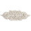 Hochzeitsdekoration Patch Brautgürtel Applikation Silber 1 6
