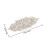 Hochzeitsdekoration Patch Brautgürtel Applikation Silber 1 2