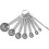 Baking Messlöffel 8-teilig Silber Mit Ergonomischem Griff 1