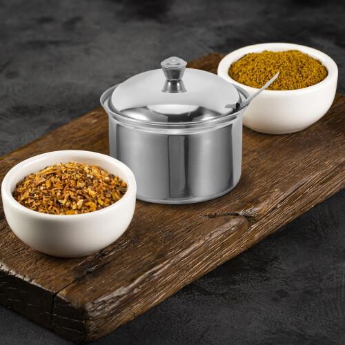 1Pot Bocal Hermétique Pour Condiments Couvercle 2